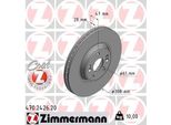Zimmermann 470.2426.20 - Disco Freno Per Espace Iv (Jk), Laguna Ii
