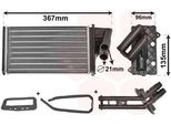 Van Wezel 43006203 Scambiatore Di Calore Riscaldamento Interno Radiatore Per Renault Laguna Ii Grandtour (KG0/1) Laguna Ii (BG0/1) Laguna I (B56, 556)