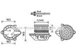 Prasco RT8583 - Motore Soffiatore Oe 7701045892 Per Megane Scenic, Scenic I