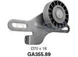 Snr GA355.89 - Puleggia Tenditore Oe 7700870432, Cinghia A V Per Clio Ii, Kangoo (Kc), Kangoo (Fc), Thalia I (Lb)