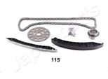 Japanparts KDK-115 Kit Catena Di Distribuzione Oe 1302800Q0A Compatibile Con Megane, Vel Satis, Trafic, Talisman, Scenic, Latitude, Laguna, Koleos, Espace, Vivaro, X-Trail, Qashqai, Primastar
