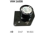 Skf Vkm 16008 - Oe 82 00 767 775 Puleggia Tenditore, Cinghia Di Distribuzione Per Scenic Iii, Megane Iii, Megane Cc, Grand Scenic Iii (Jz)