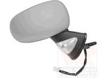 Van Wezel 4366828 Specchietto Retrovisore Esterno Destro Per Renault Modus / Grand Modus (F/JP0) Convesso Riscaldato Primerizzato