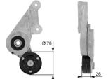 Gates T38304 - Oe 1275380 Spannrolle, Keilrippenriemen FüR Laguna I, Safrane Ii (B54), C70 I (872, 873), S70 (874), V70 I (875, 876), XC70 (295)