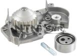 Snr KDP455.051 - Set Pompa Acqua + Cinghia Di Distribuzione Oe 13077 00QAD Per Clio I, Rapid