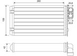 Valeo 812048 - Oe 7701039481 Scambiatore Di Calore, Riscaldatore Per Laguna I