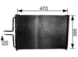 Mahle Ac 222 000S - Condensatore Aria Condizionata Oe 6025307276 Per Avantime (DE0), Espace Iii (Je), Laguna I