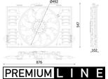 Mahle Cff 545 000P - Oe 97010606103 Ventola Radiatore Per Panamera (970)