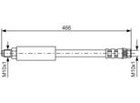 Bosch 1 987 476 492 - Oe 77 00 845 956 Tubo Freno Per Espace Ii (J)