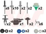 Van Wezel 4333794 - Oe 620106978S Kit Di Montaggio, Paraurti Per Clio Iii