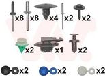 Van Wezel 4331794 - Oe 620106978S Kit Di Montaggio, Paraurti Per Clio Iii