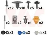 Van Wezel 4407794 - Oe 620104866W Kit Di Montaggio, Paraurti Per Megane Iv