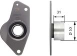 Gates T42089 - Puleggia Folle Oe 7700116050, Cinghia Di Distribuzione Per Clio Ii, Express, Kangoo (Kc), Kangoo (Fc), Megane I, Rapid, Sport Spider (EF0), Thalia I (Lb), Clio I