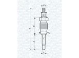 Magneti Marelli 062900016304 - Candeletta Per Megane I, Express