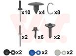 Van Wezel 4377794 - Oe 620105698S Kit Di Montaggio, Paraurti Per Megane Iii