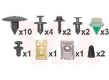 Van Wezel 4327796 - Oe 600381245R Kit Di Montaggio, Parafango Per Megane Ii