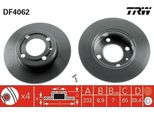 Trw DF4062 - Disco Freno Oe 6N0 615 601 B Per Cordoba (6K), Ibiza (6K), Arosa (6H), Lupo (6E1, 6X1), Polo (6N), Polo (6V)