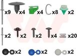 Van Wezel 4371794 - Oe 620107183S Kit Di Montaggio, Paraurti Per Twingo Ii (CN0)