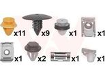 Van Wezel Kit Di Montaggio Parafango 4386796 Anteriore Sinistro Anteriore Destro Per Renault Captur (J5, H5)