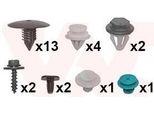 Van Wezel 4380796 - Oe 600389021R Kit Di Montaggio, Parafango Per Grand Scenic Iii (Jz), Scenic Iii