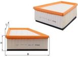 Mahle Lx 709 - Filtro Aria Oe 6Q0129620B Per Ibiza (6J, 6P), Ibiza (6L), Cordoba (6L), Roomster (5J), Fabia Ii (54), Fabia I (6Y), Polo (9N)