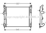 Prasco RTA2326 - Radiatore Oe 7700436916, Raffreddamento Motore Per Clio Ii, Thalia I (Lb)