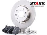 Stark SKBK-1090124 - Bremsscheiben E -BeläGe Oe 6000008126 Per Logan, Sandero, Logan I, Logan Ii, Sandero I (Bs), Thalia Ii (Lu), Thalia Iii (L8), Twingo I (C06), Twingo I (S06), Twingo Ii (CN0)