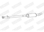 Walker 24335 - Silenziatore Centrale Oe 201004ER5A Per Qashqai Ii (J11)