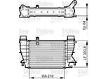 Valeo 818251 - Intercooler Oe 144618748R Per Clio Iii, Modus (F/JP0)