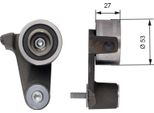 Gates T41165 - Puleggia Tenditore Oe 7439135036, Cinghia Di Distribuzione Per Laguna I, Safrane Ii (B54), C70 I (872, 873), S40 I (644), S70 (874), V40 (645), V70 I (875, 876), XC70 (295)