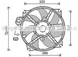 Prasco RT7563 - Ventola Radiatore Oe 214810011R Per Scenic Iii, Grand Scenic Iii (Jz), Megane Cc, Megane Iii