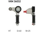Skf Vkm 36032 - Puleggia Tenditore Oe M852898, Cinghia A V Per Espace Iii (Je), Laguna I, Megane I, Megane Scenic, Scenic I, S40 I (644), V40 (645)