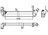 Mahle Ci 506 000S - Intercooler Oe 8200137653 Per Kangoo (Fc), Kangoo (Kc)