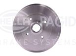 Hella 8DT 355 301-701 - Oe 115330192 Tamburo Del Freno Con Mozzo Ruota Per Cordoba (6K), Ibiza (6K), Toledo I (1L2), Felicia (6U), Caddy Ii (9K), Golf Iii (1H), Golf Cabriolet (1E), Polo (6N), Polo (6V), Polo (80, 86C), Polo Playa, Vento (1H)
