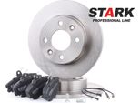 Stark SKBK-1090094 - Dischi E Pastiglie Freno Oe 6000008126 Per Logan, Sandero, Clio I, Clio Ii, Express, Logan I, Megane I, Rapid, Sandero I (Bs), Thalia I (Lb), Thalia Ii (Lu), Thalia Iii (L8), Twingo I (C06), Twingo I (S06)