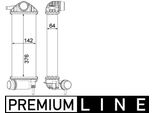 Mahle Ci 477 000P - Intercooler Oe 144963234R Per Citan (W415), Kangoo (Kw), Kangoo (Fw)
