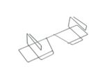 Metaltex Huishoudfoliehouder 33X12X9 Cm Zilver