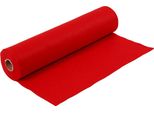 Feltro Artigianale Rosso, 45 Cm X 1,5 Mm X 5 M, 180-200 G, Rotolo