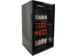 Frigorifero Da Tavolo Combisteel - 80 Litri, Illuminazione Interna A Led, Nero