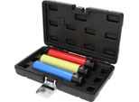 Ks-Tools 515.0865 Set Di Prese Elettriche Per Cerchi In Alluminio, Extra Lunghe, 3 Pezzi, 1/2", 17, 19, 21 Mm"
