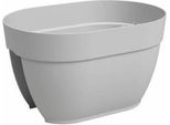 Vaso Per Piante Artevasi Capri Campana Grigio Grigio Chiaro Ø 40 Cm
