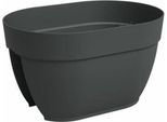 Vaso Per Piante Artevasi Capri Campana Grigio Antracite Ø 40 Cm