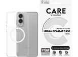Etui Care By Panzerglass Flagship Urban Combat White Qi Na Samsung Galaxy S25 Edge - Przezroczyste