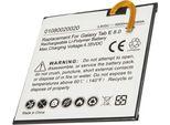 Avizar, Batteria Li-Polymer Galaxy Tab E 8.0 4,35V 5000Mah Tablet, Bianco