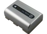 Avizar, Batteria Videocamera Sony NP-FM50 NP-QM51 7,2V Li-Ion 1700Mah, Argento