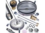 Rosfix Set Detergente Per Superfici 50 Cm In Acciaio Inox 275 Bar – Ricambio Per Idropulitrici Karcher Hd, Hds | Adattatore M22/3/8” | Pavimentazione