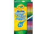 Pennarelli Crayola Con Super Point, 24 Pezzi.