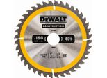 Dewalt DT1945-QZ Lama Circolare 190 X 30 Mm, 40 Denti, Legno Inchiodato