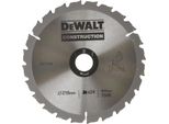 Dewalt DT1952-QZ Lama Circolare Per Costruzioni Fisse 24 Denti 216 X 30 Mm