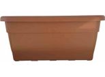 Fioriera Gardamo 100 X 44 X 40 Cm, Terracotta